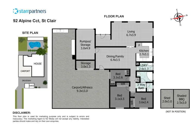 Floorplan of Homely house listing, 92 Alpine Circuit, St Clair NSW 2759