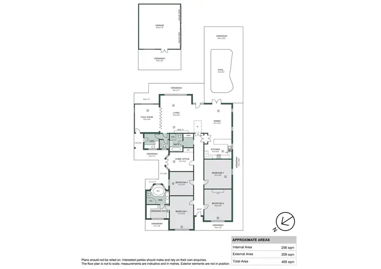 Floorplan of Homely house listing, 1 Seventh Avenue, St Peters SA 5069