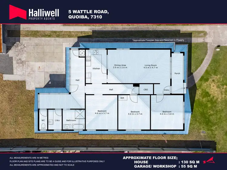 Floorplan of Homely house listing, 5 Wattle Road, Quoiba TAS 7310