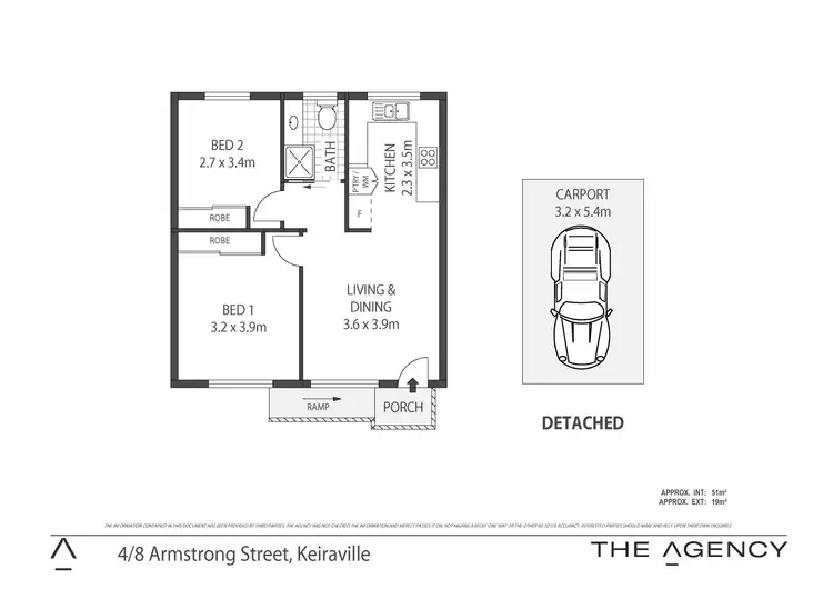 Floorplan of Homely unit listing, 4/8 Armstrong Street, West Wollongong NSW 2500