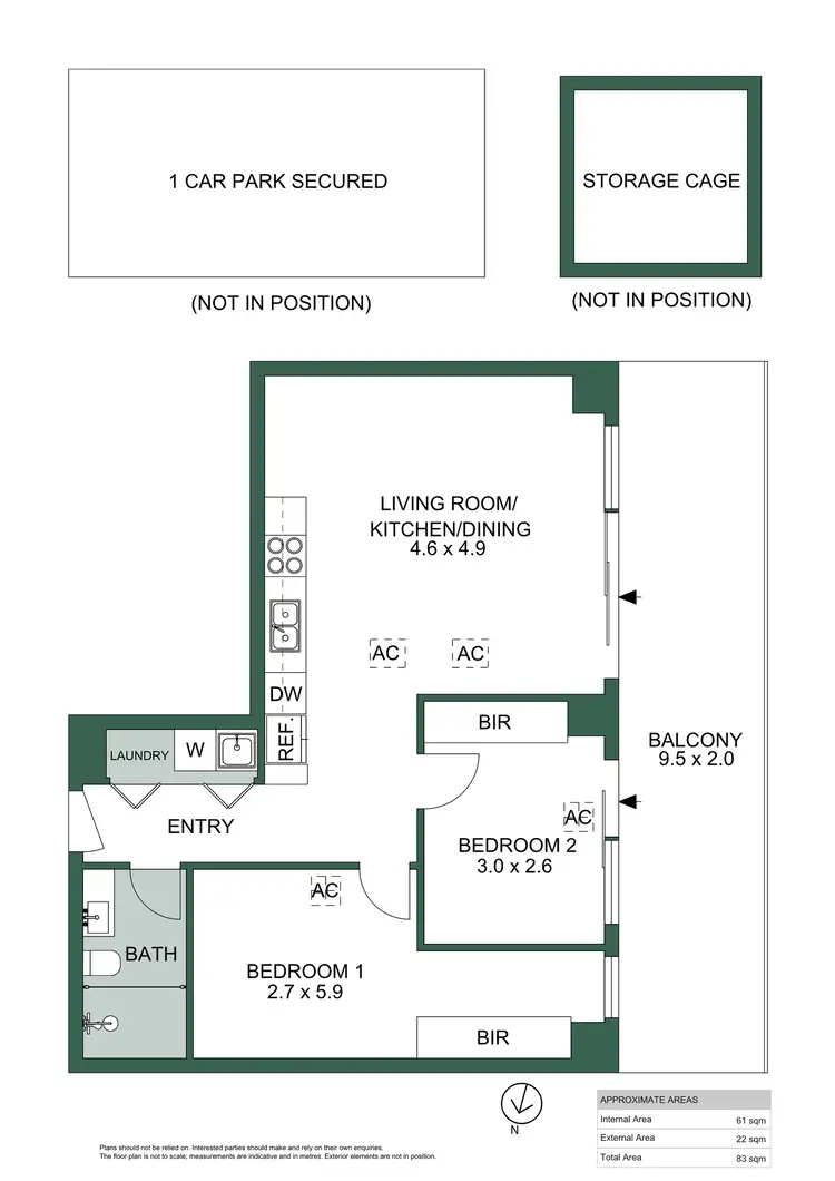 Floorplan of Homely apartment listing, 1002/180 Morphett Street, Adelaide SA 5000
