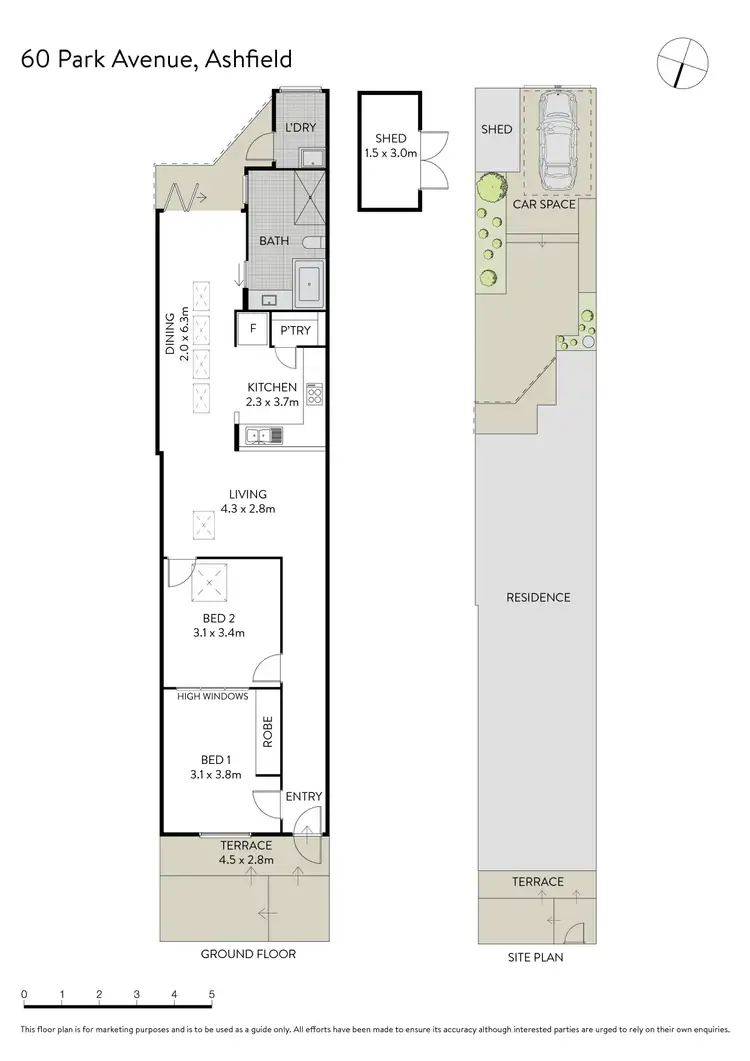 Floorplan of Homely house listing, 60 Park Avenue, Ashfield NSW 2131