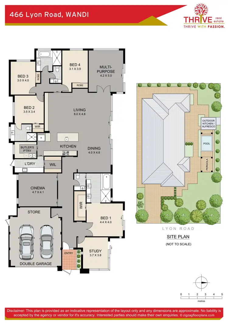 Floorplan of Homely house listing, 466 Lyon Road, Wandi WA 6167