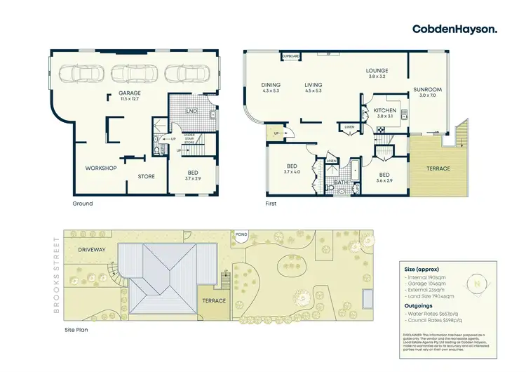 Floorplan of Homely house listing, 3 Brooks Street, Linley Point NSW 2066