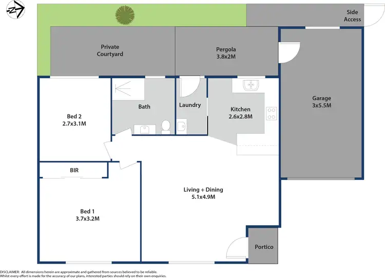 Floorplan of Homely villa listing, 5/29-31 Cornwall Road, Auburn NSW 2144