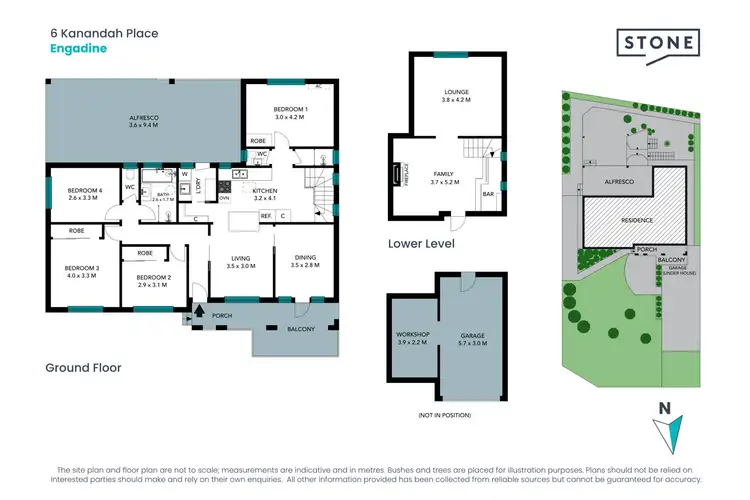 Floorplan of Homely house listing, 6 Kanandah Road, Engadine NSW 2233