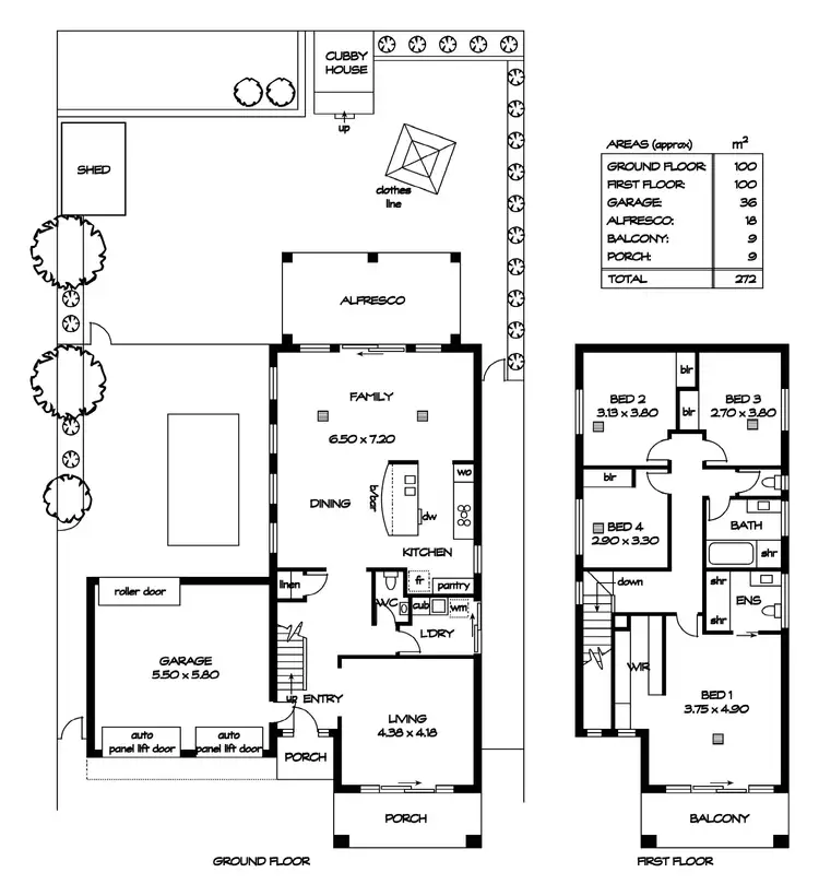 Floorplan of Homely house listing, 25 Freeman Avenue, Munno Para SA 5115
