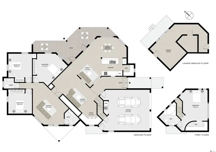 Floorplan of Homely house listing, 43 Rowsphorn Road, Riverside TAS 7250