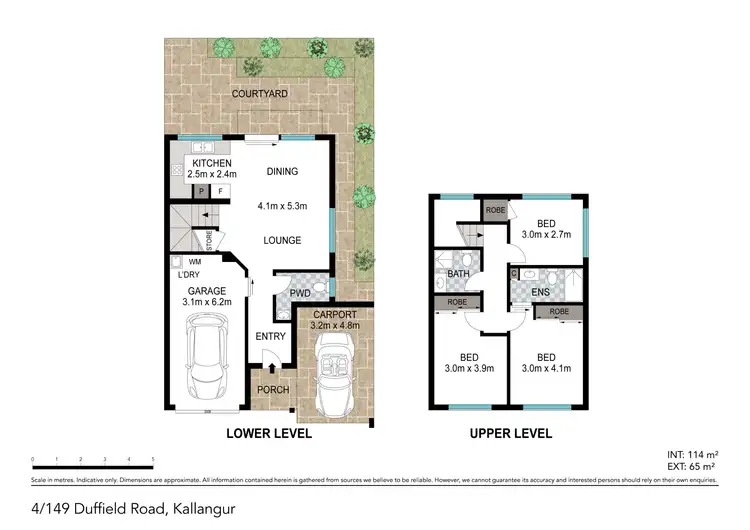 Floorplan of Homely townhouse listing, 4/149 Duffield Road, Kallangur QLD 4503