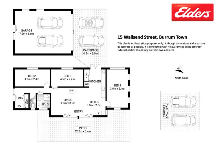 Floorplan of Homely house listing, 15 Wallsend Street, Burrum Town QLD 4659
