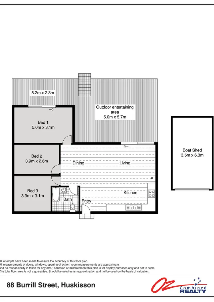 Floorplan of Homely house listing, 88 Burrill Street, Huskisson NSW 2540