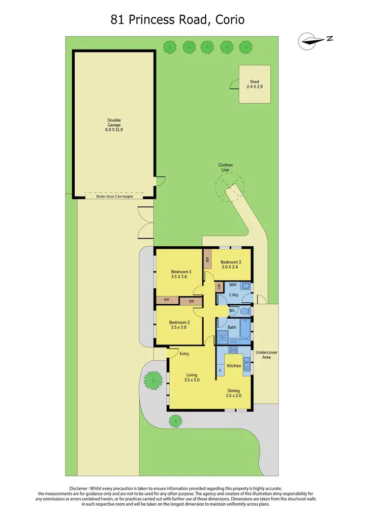 Floorplan of Homely house listing, 81 Princess Road, Corio VIC 3214