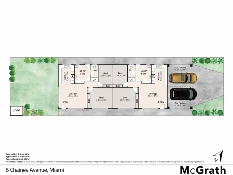 Floorplan of Homely house listing, 6 Chainey Avenue, Miami QLD 4220