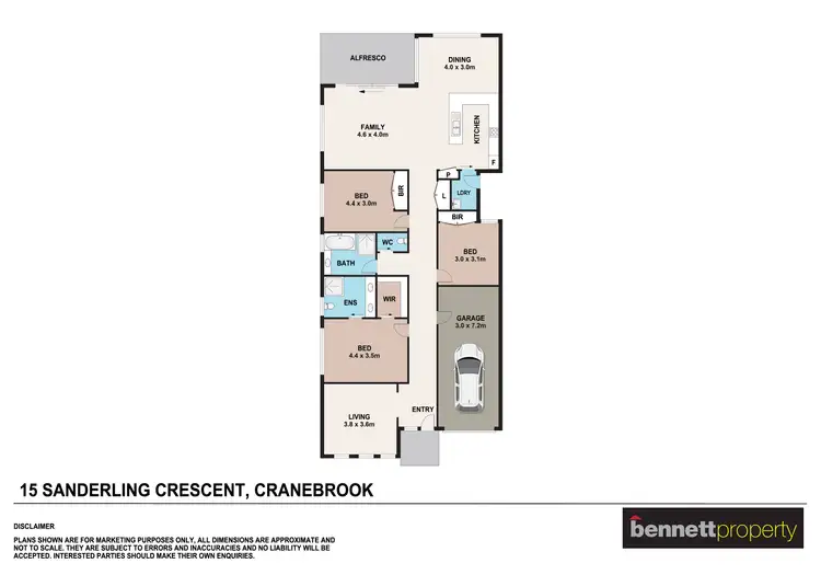 Floorplan of Homely house listing, 15 Sanderling Crescent, Cranebrook NSW 2749