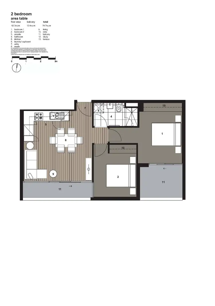 Floorplan of Homely apartment listing, G04 12 Trenerry Crescent, Abbotsford VIC 3067