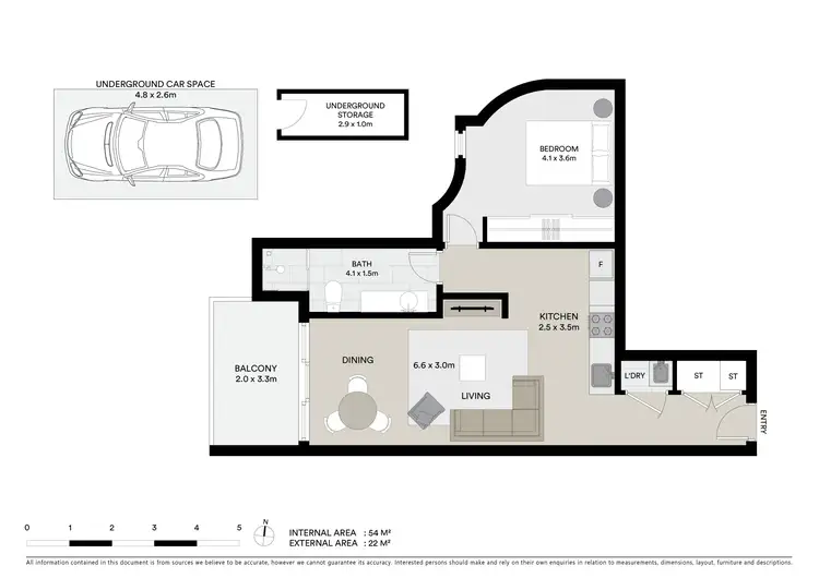 Floorplan of Homely apartment listing, 203/50 Bowlers Avenue, Geelong West VIC 3218