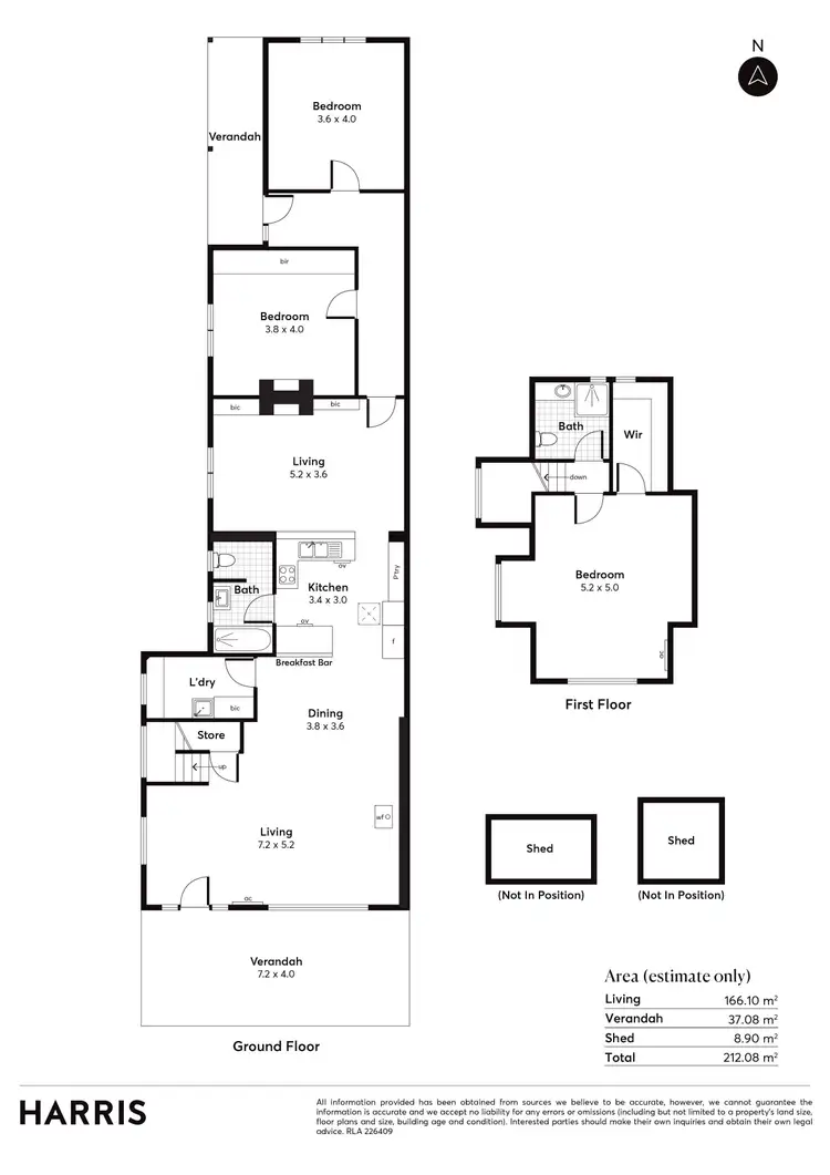 Floorplan of Homely house listing, 54 Kyre Avenue, Kingswood SA 5062