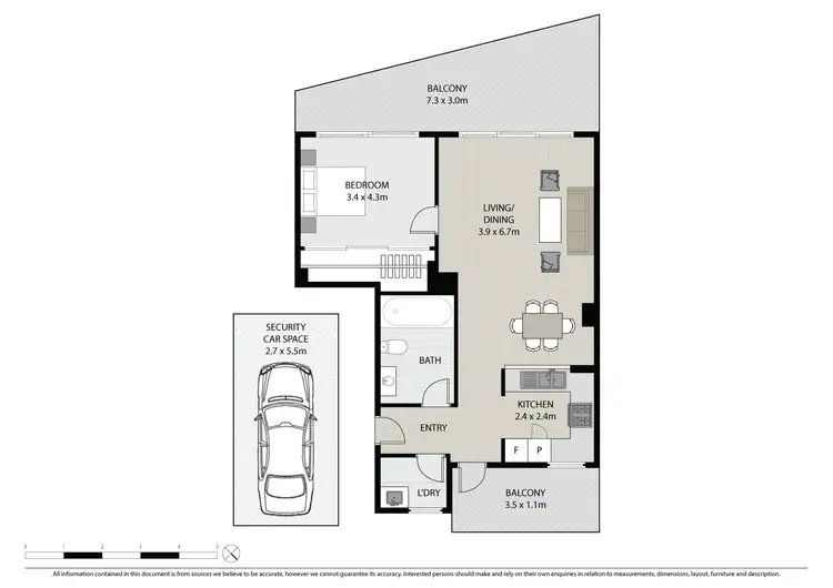 Floorplan of Homely apartment listing, 612/31 Hassall Street, Parramatta NSW 2150