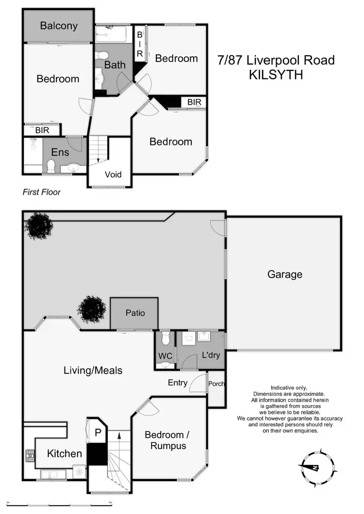 Floorplan of Homely unit listing, 7/87 Liverpool Road, Kilsyth VIC 3137