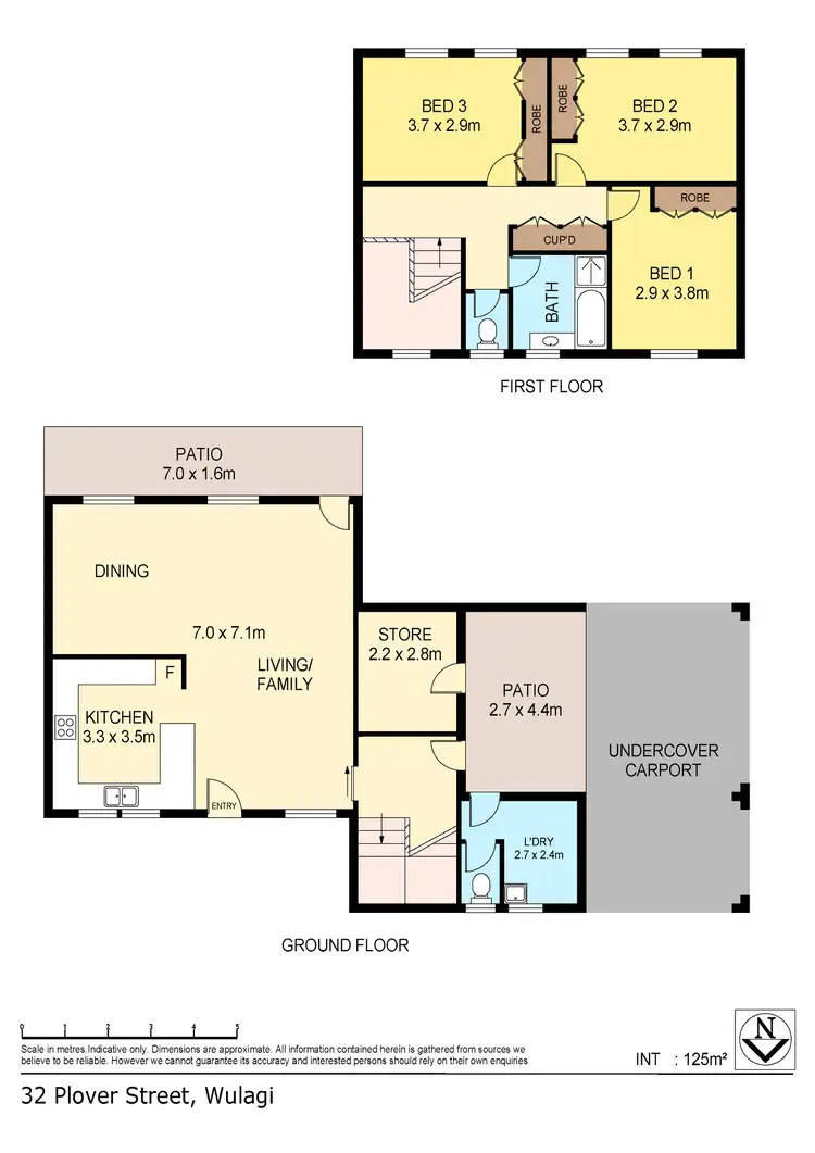 Floorplan of Homely house listing, 32 Plover Street, Wulagi NT 812