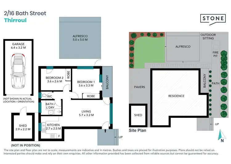 Floorplan of Homely apartment listing, 2/16 Bath Street, Thirroul NSW 2515