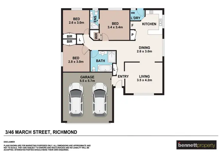 Floorplan of Homely unit listing, 3/46 March Street, Richmond NSW 2753