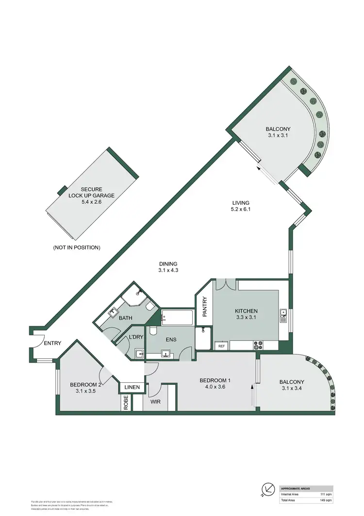 Floorplan of Homely apartment listing, 10/6-12 Pacific Street, Manly NSW 2095