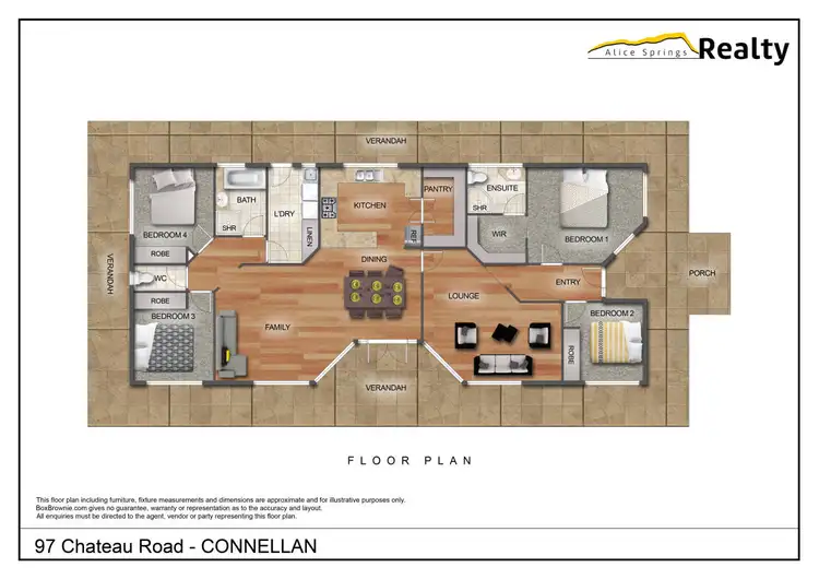 Floorplan of Homely house listing, 97 Chateau Road, Connellan NT 873