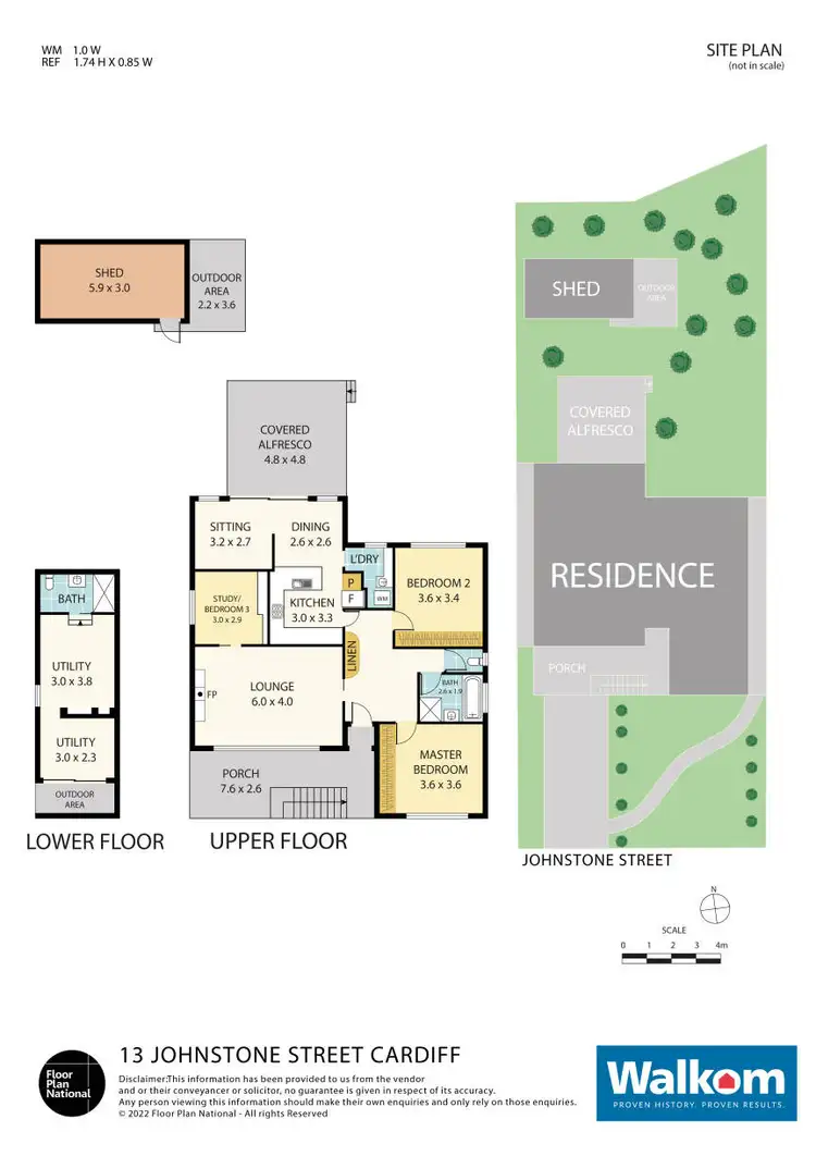 Floorplan of Homely house listing, 13 Johnstone Street, Cardiff NSW 2285