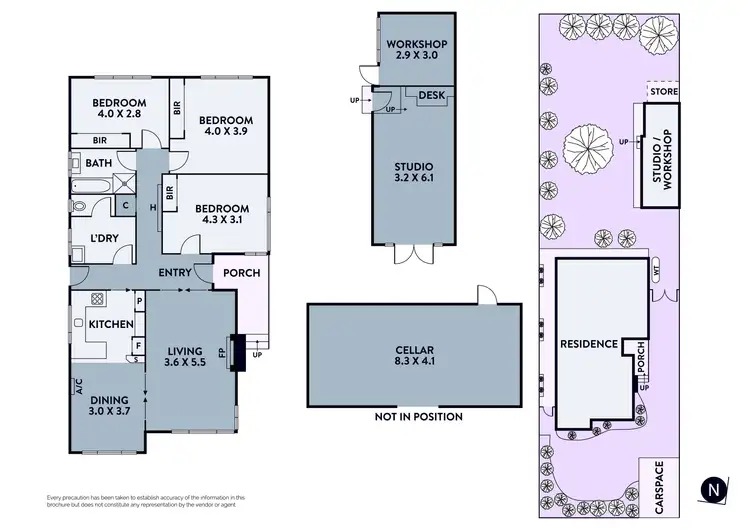 Floorplan of Homely house listing, 5 North Street, Preston VIC 3072