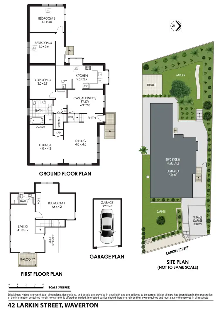 Floorplan of Homely house listing, 42 Larkin Street, Waverton NSW 2060