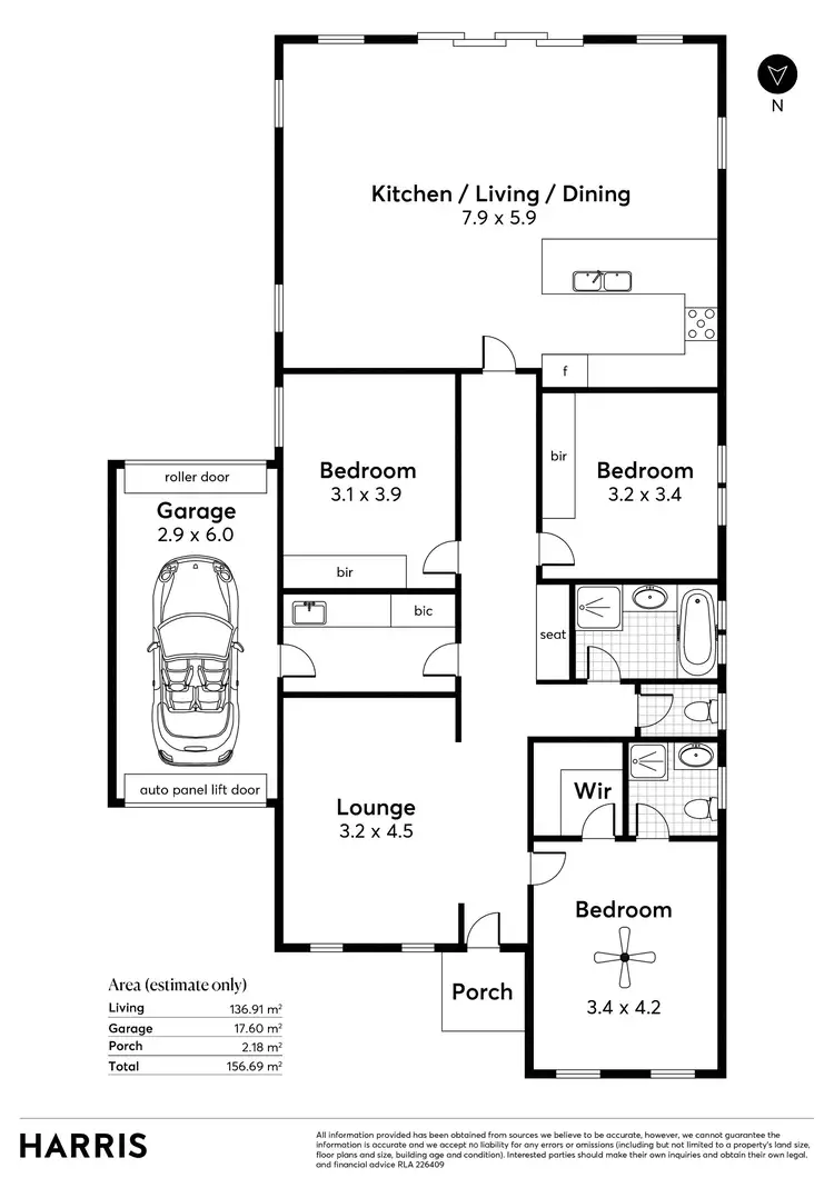 Floorplan of Homely house listing, 46E Koongarra Avenue, Magill SA 5072