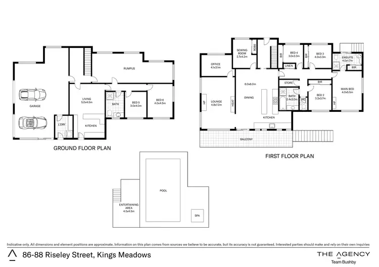 Floorplan of Homely house listing, 86-88 Riseley Street, Kings Meadows TAS 7249