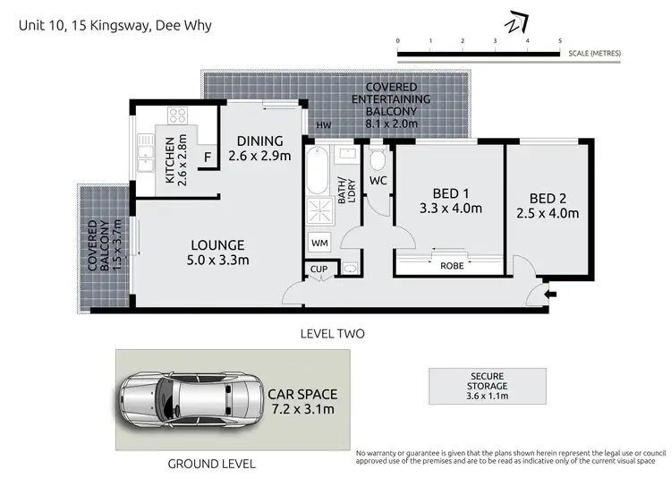 Floorplan of Homely apartment listing, 10/6 Regent Street, Dee Why NSW 2099