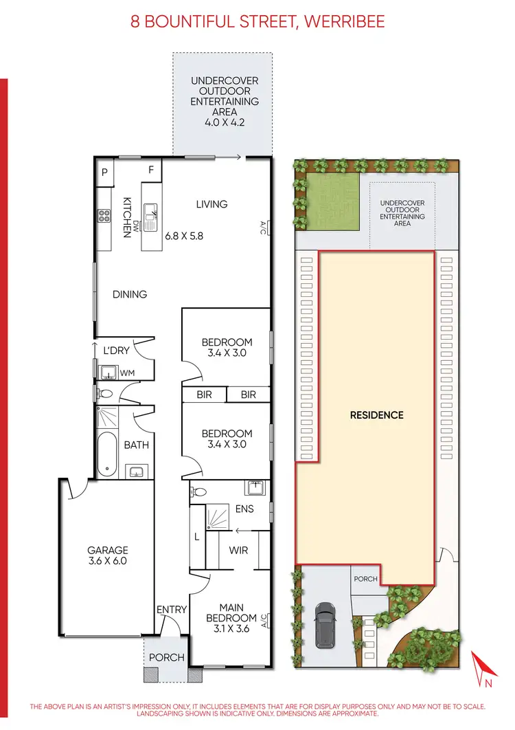 Floorplan of Homely house listing, 8 Bountiful Street, Werribee VIC 3030