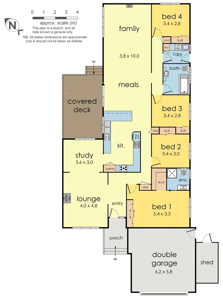 Floorplan of Homely house listing, 16 Tarwin Drive, Croydon Hills VIC 3136