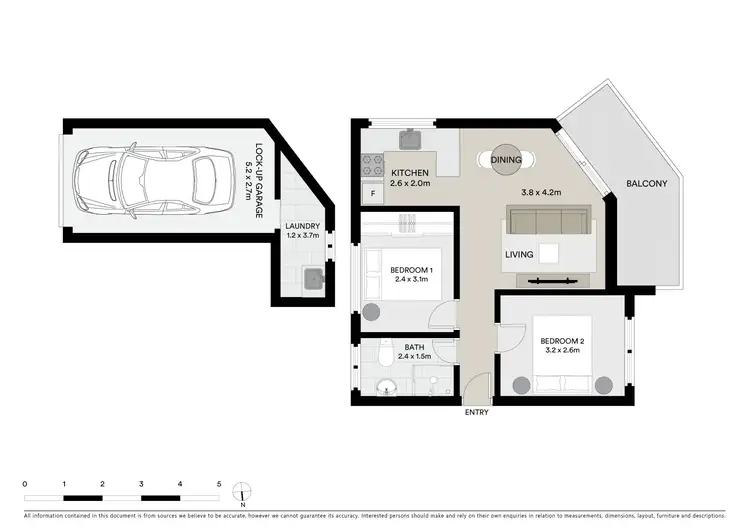 Floorplan of Homely apartment listing, 4/13 Frazer Street, Collaroy NSW 2097