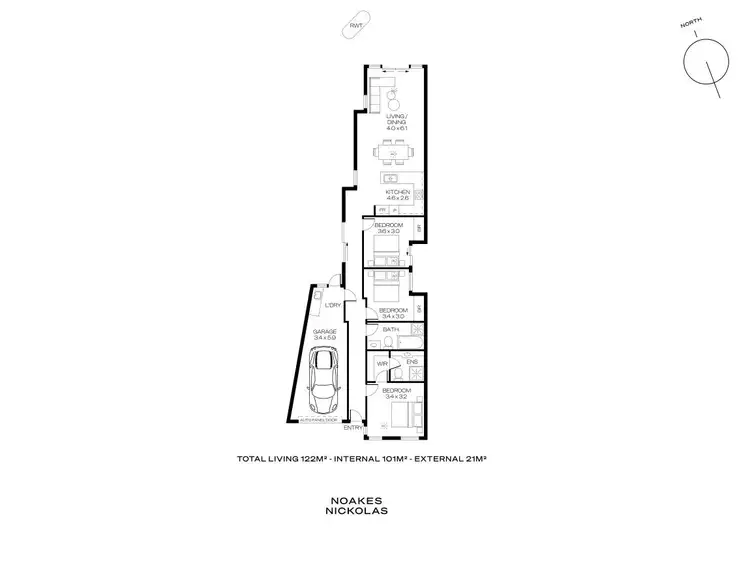 Floorplan of Homely house listing, 4/13 Shepherd Street, Ridgehaven SA 5097