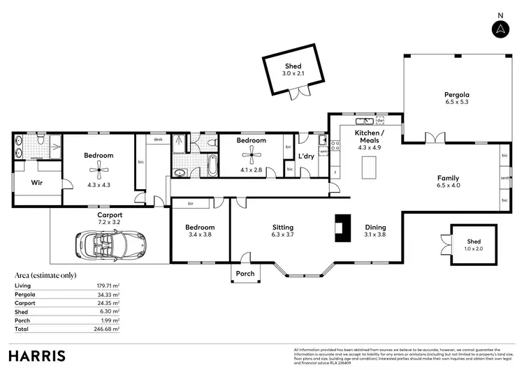 Floorplan of Homely house listing, 50a Brigalow Avenue, Kensington Gardens SA 5068