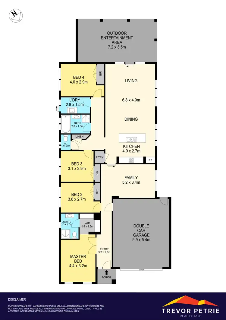 Floorplan of Homely house listing, 18 Macquarie Close, Delacombe VIC 3356