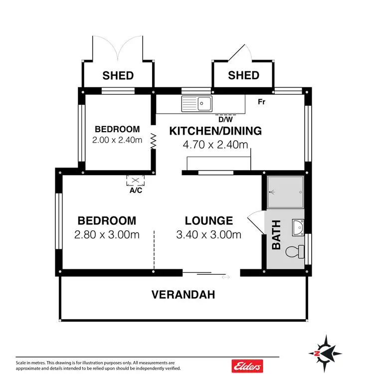 Floorplan of Homely house listing, 45/40 Kessell Road, Goolwa SA 5214
