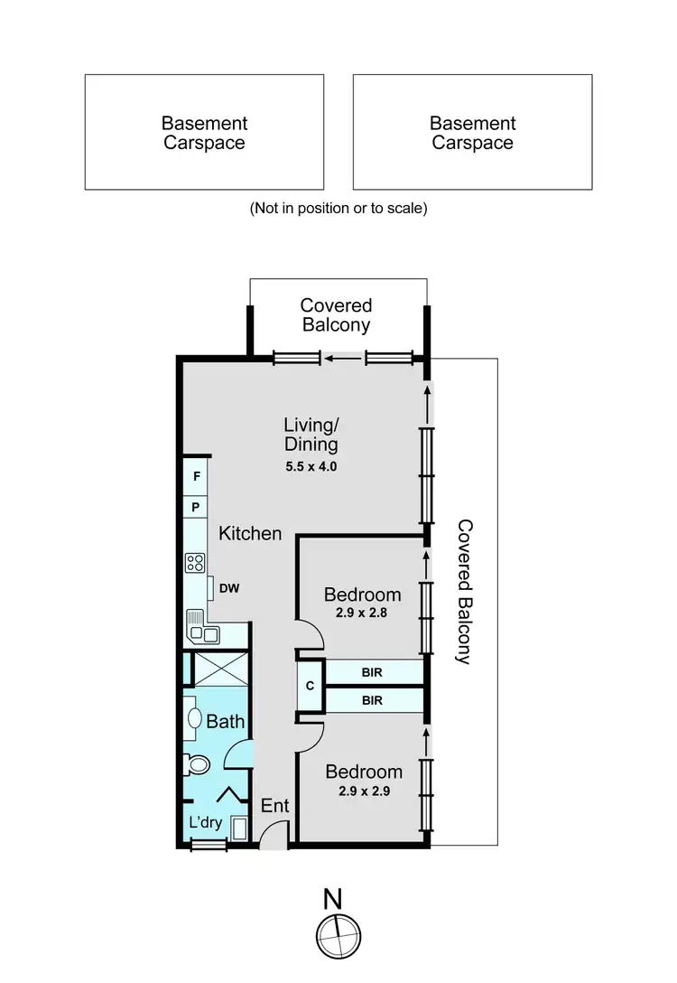 Floorplan of Homely apartment listing, 18/82-86 Atherton Road, Oakleigh VIC 3166
