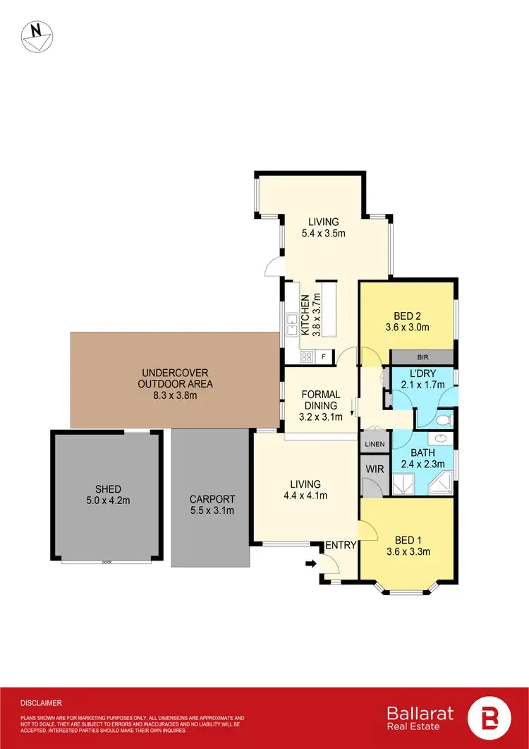 Floorplan of Homely house listing, 401 Leith Street, Redan VIC 3350