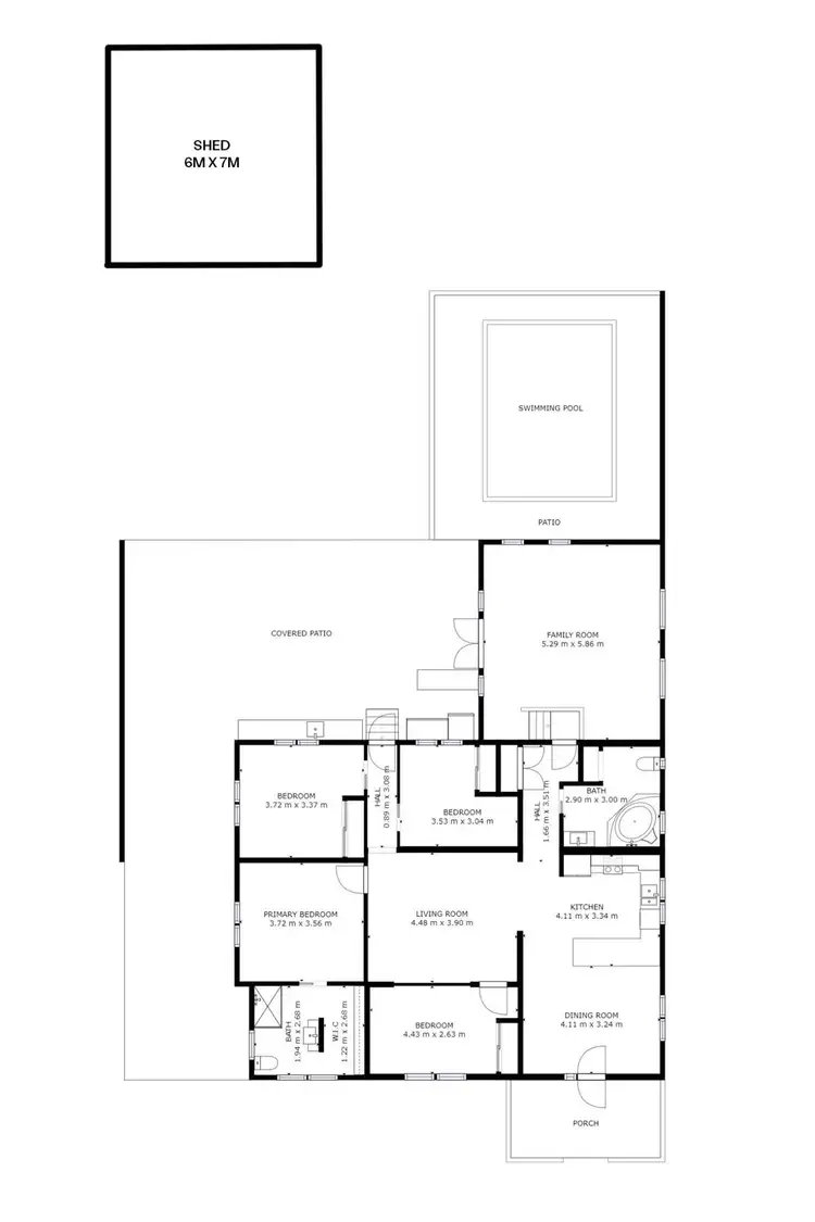 Floorplan of Homely house listing, 44 Marr Street, Edmonton QLD 4869