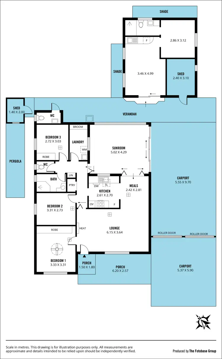 Floorplan of Homely house listing, 16 Arnold Drive, Hackham SA 5163