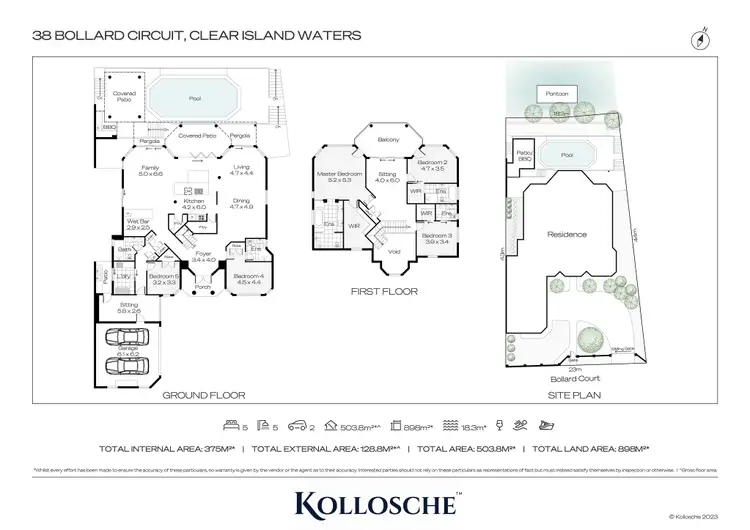 Floorplan of Homely house listing, 38 Bollard Circuit, Clear Island Waters QLD 4226