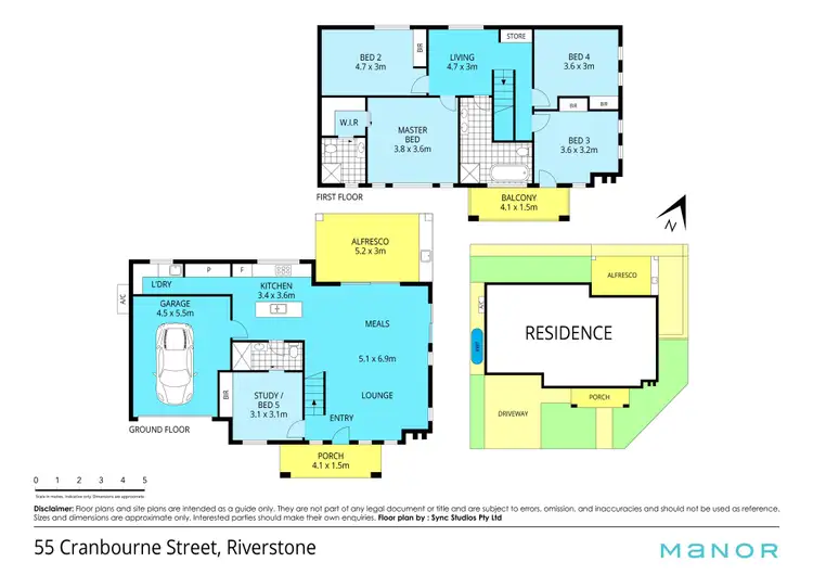 Floorplan of Homely house listing, 55 Cranbourne Street, Riverstone NSW 2765