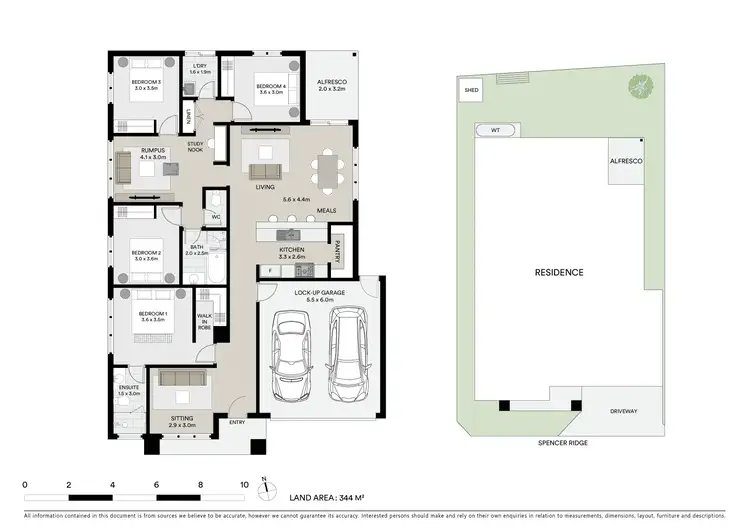 Floorplan of Homely house listing, 6 Spencer Ridge, Canadian VIC 3350