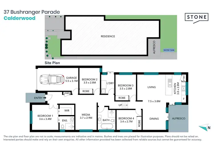 Floorplan of Homely house listing, 37 Bushranger Parade, Calderwood NSW 2527