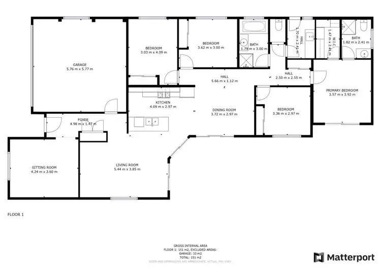 Floorplan of Homely house listing, 27 Botanic Way, Orange NSW 2800